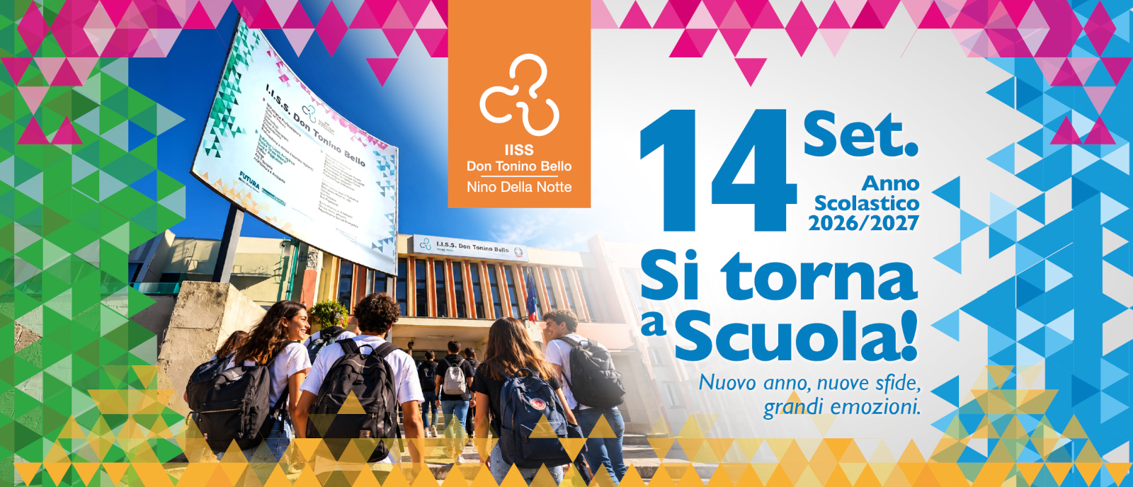 14 SETTEMBRE -  𝐒𝐈 𝐓𝐎𝐑𝐍𝐀 𝐀 𝐒𝐂𝐔𝐎𝐋𝐀!